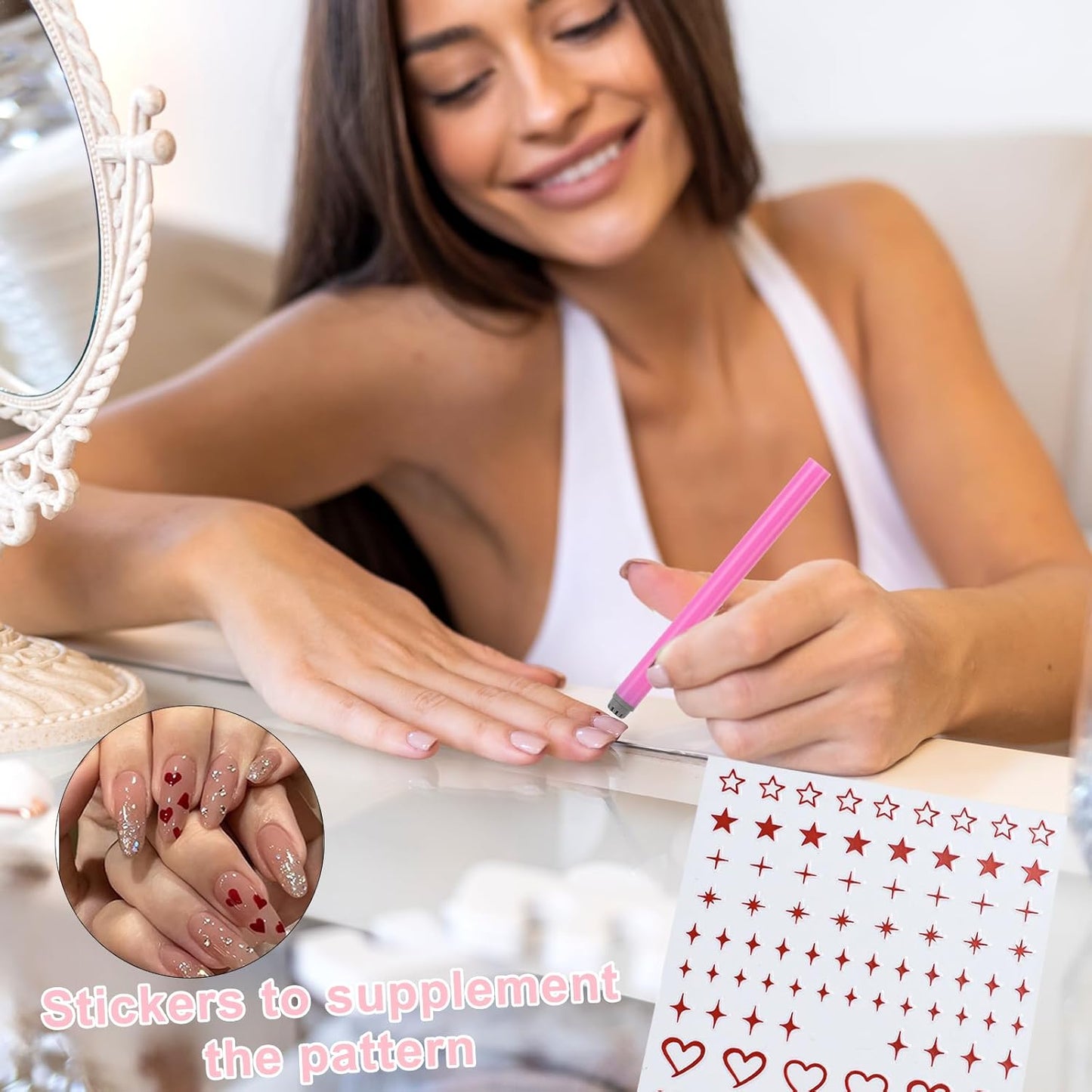 NailPix™ Bärbar Nagelkonstskrivare