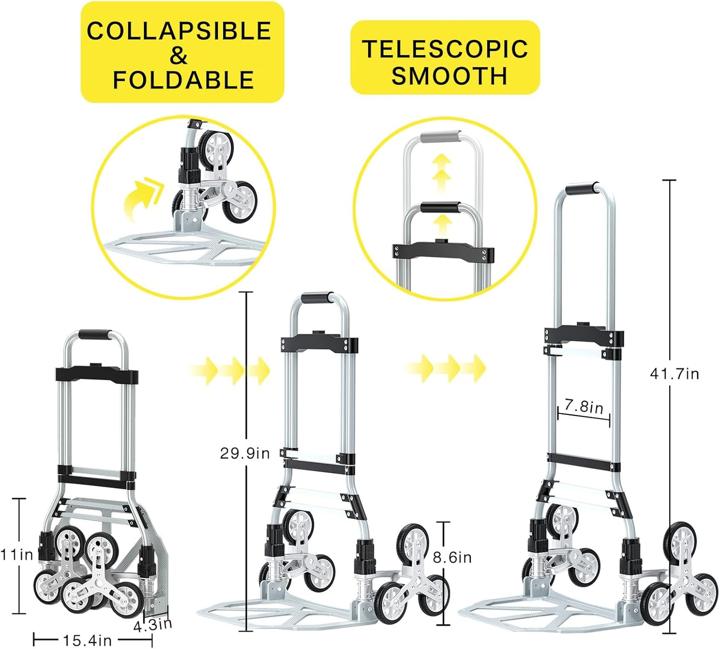 ClimbCart™ Kraftfuld skråtstillet ascender