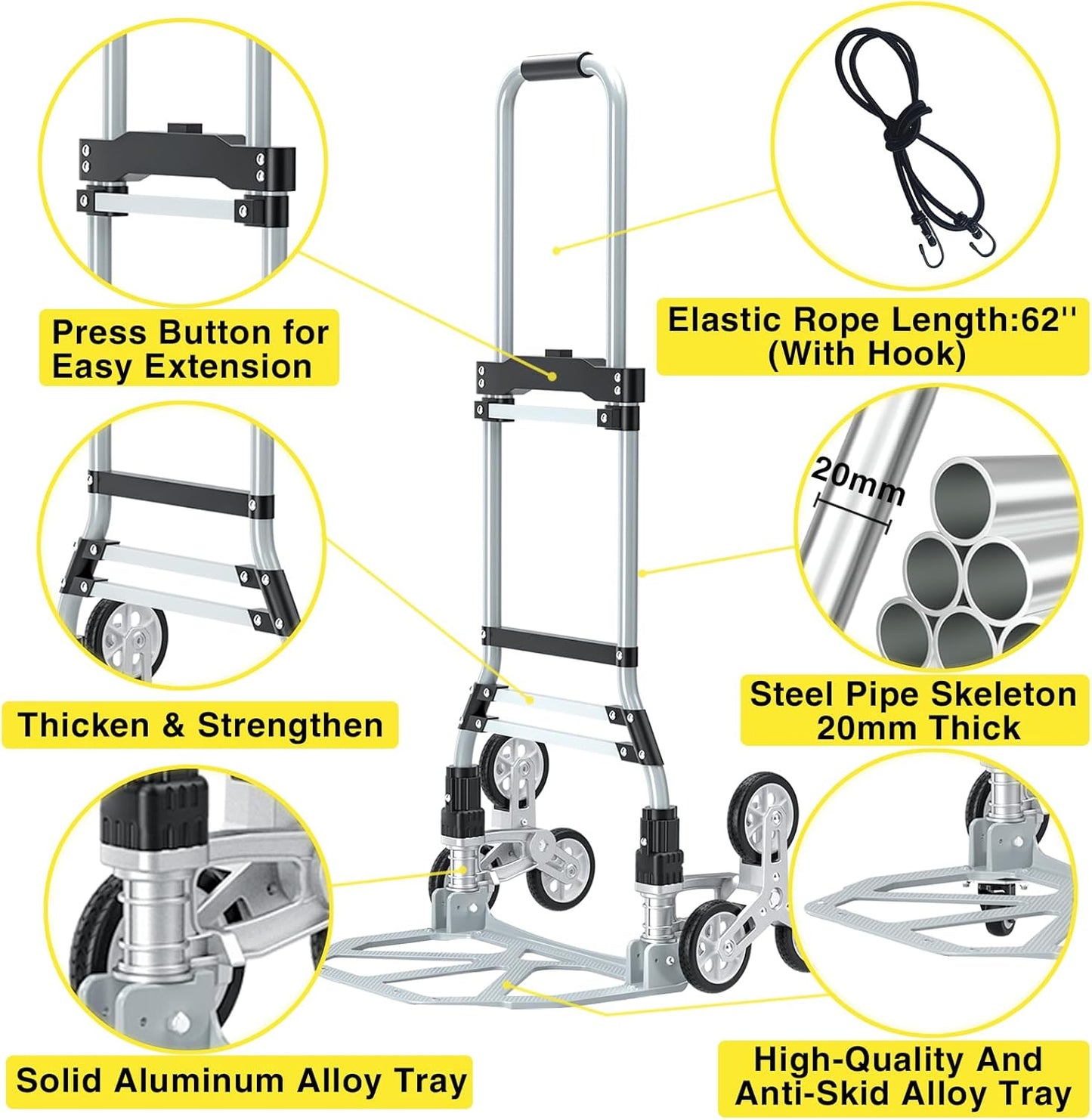 ClimbCart™ Kraftfuld skråtstillet ascender