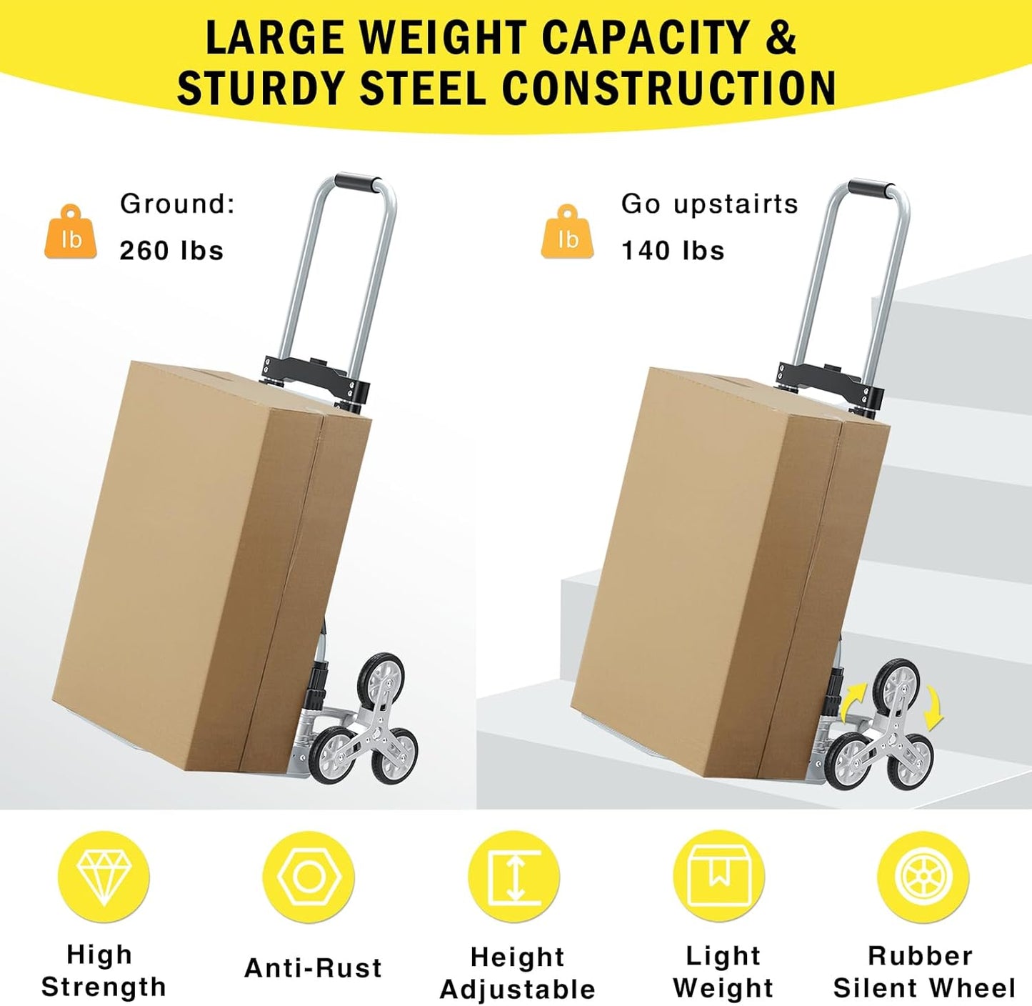 ClimbCart™ Kraftfuld skråtstillet ascender