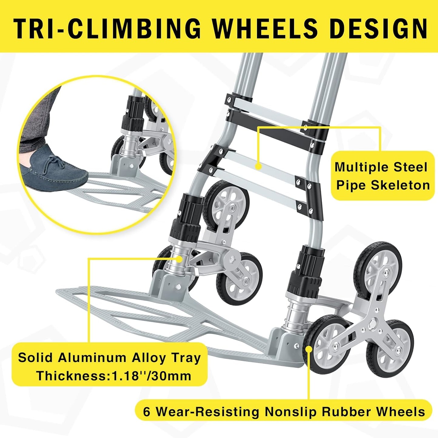 ClimbCart™ Kraftfuld skråtstillet ascender